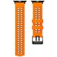 Mobigear Aero Armor Bracelet Silicone Apple Watch Fermeture boucle ardillon - 49/46/45/44 mm - Orange / Noir