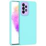 Mobigear Colors Coque Samsung Galaxy A73 Coque arrière en TPU Souple - Turquoise