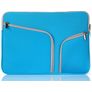 Mobigear Double Zipper Pochette Ordinateur portable en Neoprène (max 27 cm x 36 cm) Housse ordinateur - Bleu