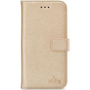 My Style Flex Wallet Housse iPhone XS Max Etui Porte-Monnaie - Or