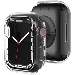 Mobigear Colors Coque rigide mince pour Apple Watch - 45 mm - Transparent