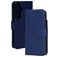 Mobiparts Wallet Samsung Galaxy S26 MagSafe Cuir véritable Étui Portefeuille - Bleu