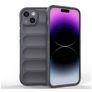 Mobigear Bumpy iPhone 15 Plus TPU souple Coque arrière - Gris anthracite