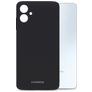 Mobilize Rubber Gelly Coque Samsung Galaxy A06 Coque arrière en TPU Souple - Noir