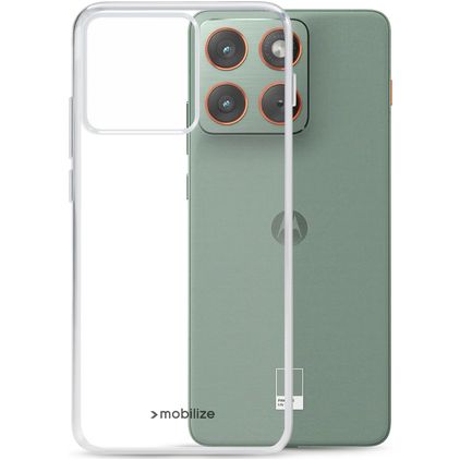 Mobilize Gelly Case Coque Transparente Motorola Edge 70 Pro Coque arrière en TPU Souple - Transparent