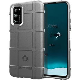 Mobigear Rugged Shield Coque Realme 7 Pro Coque arrière en TPU Souple Anti-Chocs - Gris