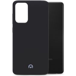 Mobilize Rubber Gelly Coque Samsung Galaxy A52s 5G Coque arrière en TPU Souple - Matt Black
