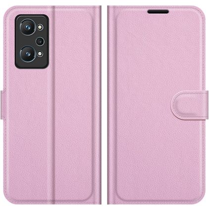 Mobigear Classic Housse Realme GT Neo2 Etui Porte-Monnaie - Rose