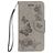 Mobigear Butterfly Housse iPhone X Etui Porte-Monnaie - Gris