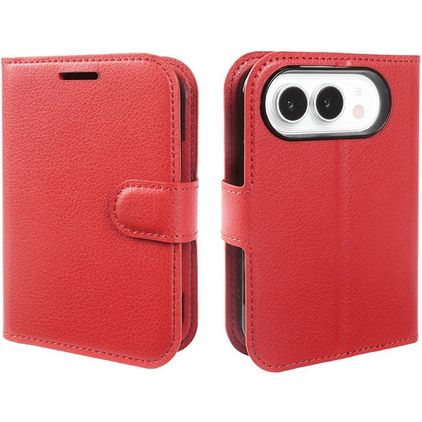 Mobigear Classic Housse iPhone Duo Etui Porte-Monnaie - Rouge