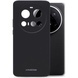 Mobilize Rubber Gelly Coque Xiaomi 15 Ultra Coque arrière en TPU Souple - Noir