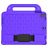 Mobigear Diamond Coque iPad 5 (2017) Coque de tablette pour enfants avec Poignée Enfants en EVA - Violet
