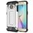 Mobigear Outdoor Samsung Galaxy S6 Edge Plastique rigide Coque arrière Antichoc - Argent