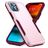 Mobigear Heavy Armor Coque iPhone 14 Coque arrière Rigide Anti-Chocs - Rose / Violet