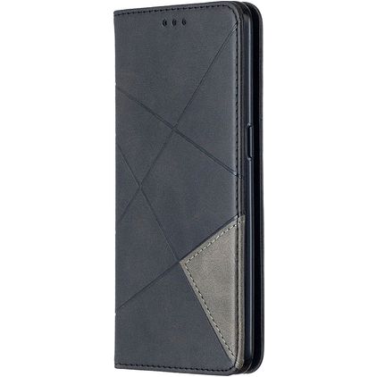 Mobigear Rhombus Slim Housse OPPO Reno 4 Etui - Noir
