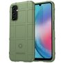 Mobigear Rugged Shield Coque Samsung Galaxy S23 FE Coque arrière en TPU Souple Anti-Chocs - Vert