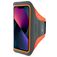 Mobiparts Comfort Fit Brassard Téléphone iPhone 13 Mini Brassard Coque de Sport en Neoprène - Neon Orange