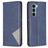Mobigear Rhombus Slim Housse Motorola Moto G200 5G Etui - Bleu