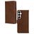 Mobilize Wallet Housse Samsung Galaxy A16 Etui en Cuir Véritable Porte-Monnaie - Marron