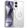 Mobigear Shockproof Coque Samsung Galaxy S25 Edge MagSafe Coque arrière Rigide - Blanc