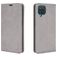 Mobigear Retro Slim Housse Samsung Galaxy A12 Etui Porte-Monnaie - Gris