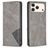 Mobigear Rhombus Slim Housse iPhone 17 Pro Etui - Gris
