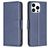 Mobigear Excellent Housse iPhone 16 Pro Max Etui Porte-Monnaie - Bleu