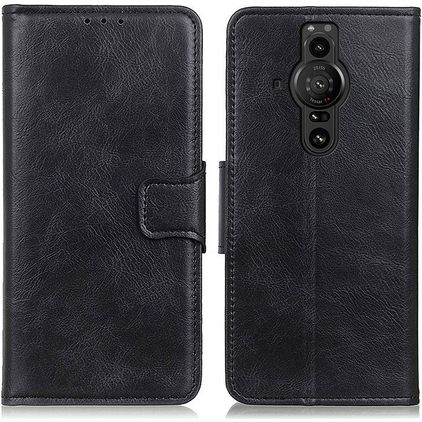 Mobigear Classy Housse Sony Xperia Pro-I Etui Porte-Monnaie - Noir