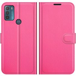 Mobigear Classic Housse Motorola Moto G50 Etui Porte-Monnaie - Magenta