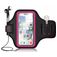 Mobigear Go Active Brassard Téléphone Samsung Galaxy M52 Brassard Coque de Sport en Neoprène - Rose