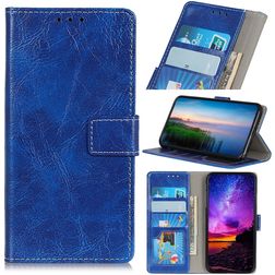 Mobigear Basic Housse Samsung Galaxy A20e Etui Porte-Monnaie - Bleu