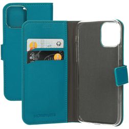 Mobiparts Saffiano Wallet iPhone 11 Pro Étui Portefeuille - Turquoise