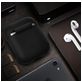 Mobigear Colors Coque Apple AirPods 1 Coque en Silicone Souple - Noir