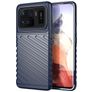 Mobigear Groove Coque Xiaomi Mi 11 Ultra Coque arrière en TPU Souple - Bleu