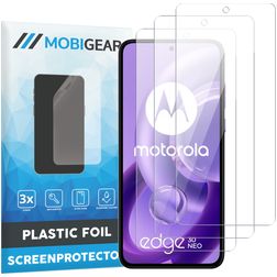 Mobigear Motorola Edge 30 Neo Protection d'écran Film - Compatible coque (Lot de 3)
