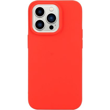 Mobigear Colors Coque iPhone 14 Pro Max Coque arrière en TPU Souple - Rouge