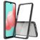 Mobigear Crystal Samsung Galaxy A32 5G Plastique rigide Coque arrière - Transparent / Noir