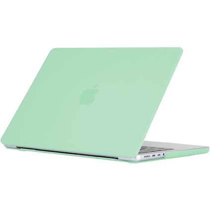 Mobigear Cream Matte MacBook Pro 14 Pouces (2021-2026) Coque - Vert - Model A2442 / A2779 / A2918 / A2992 / A3401 / A3112 / A3434 / A3427 / A3426