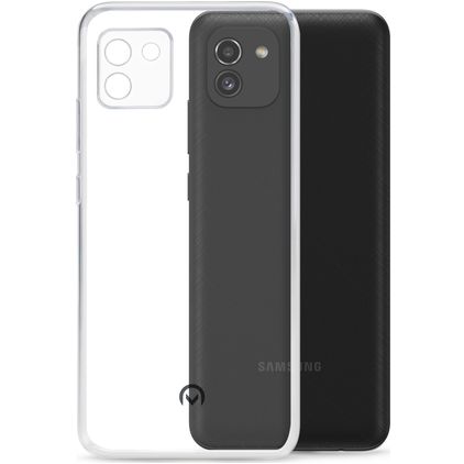 Mobilize Gelly Coque Transparente Samsung Galaxy A03 Coque arrière en TPU Souple - Transparent