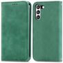 Mobigear Retro Slim Samsung Galaxy S21 FE Étui Portefeuille - Vert