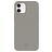 Valenta Snap Luxe Coque iPhone 12 Mini Coque arrière en Cuir Véritable - Gris