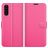 Mobigear Classic Housse Sony Xperia 10 III Etui Porte-Monnaie - Magenta