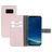 Mobiparts Saffiano Wallet Housse Samsung Galaxy S8 Etui Porte-Monnaie - Rose
