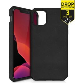 ITSkins FeroniaBio Coque iPhone 12 Pro Max Coque arrière Rigide Anti-Chocs - Noir