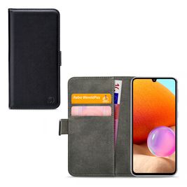Mobilize Classic Gelly Wallet Housse Samsung Galaxy A32 4G Etui Porte-Monnaie - Noir