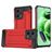 Mobigear Outdoor POCO X5 Plastique rigide Coque arrière Antichoc - Rouge