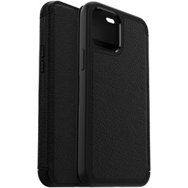 OtterBox Strada Housse iPhone 12 Pro Etui en Cuir Véritable - Noir