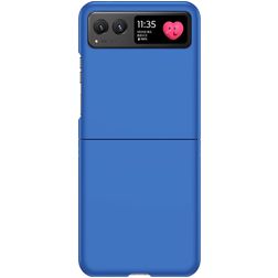 Mobigear Colors Motorola Razr 40 Plastique rigide Coque arrière - Bleu foncé