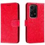 Mobigear Flowers Housse HONOR 200 Lite Etui Porte-Monnaie - Rouge