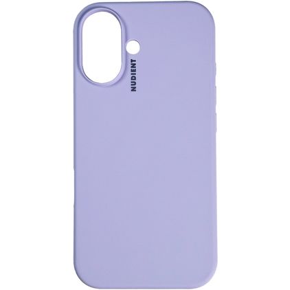 Nudient Base Coque iPhone 16 Plus Coque arrière en Silicone - Soft Purple